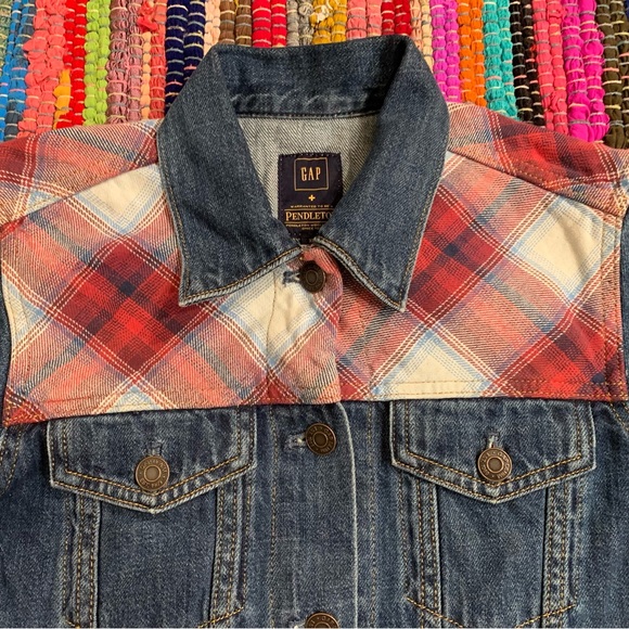 GAP X PENDLETON denim jacket . size XS - Picture 4 of 6
